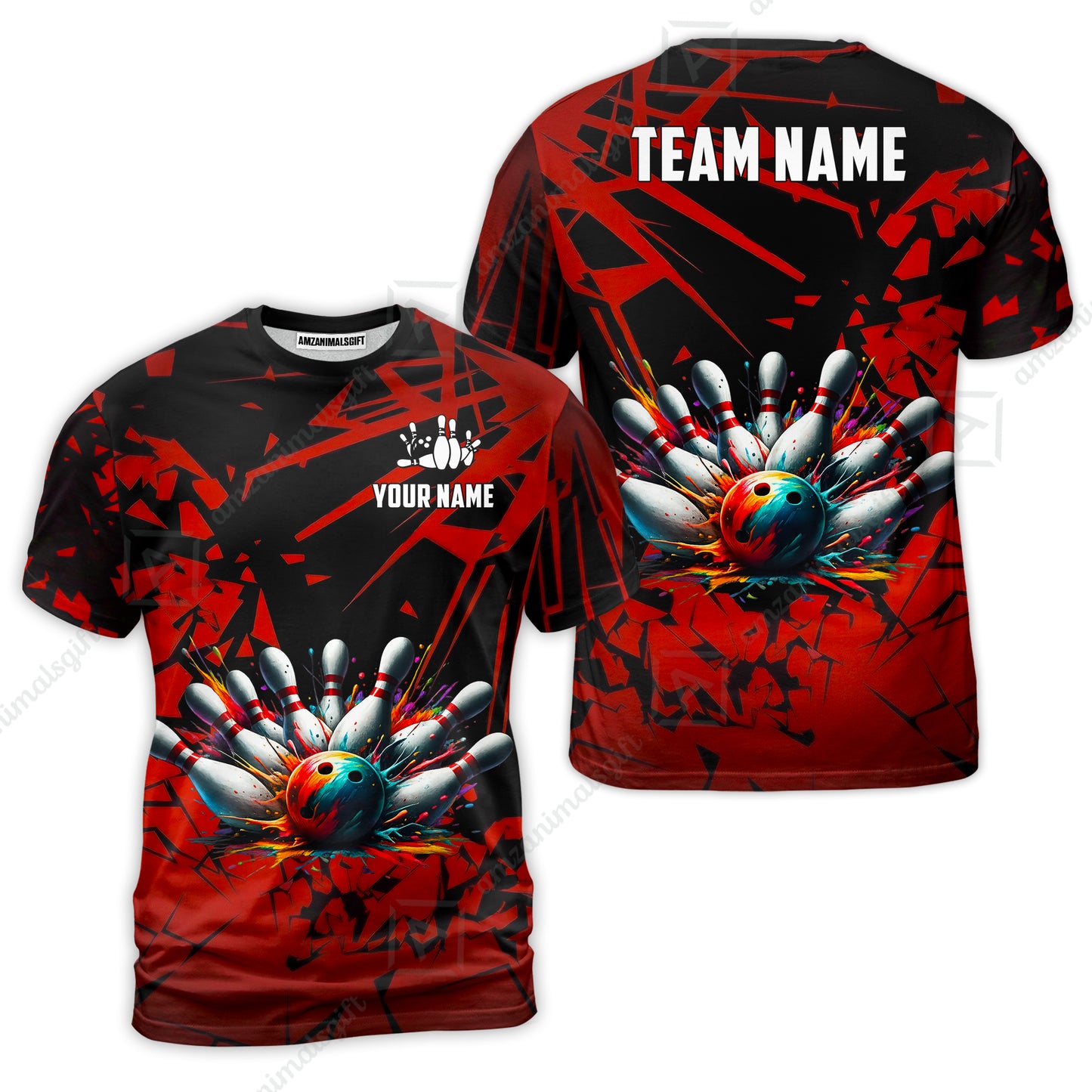 Custom Bowling Jersey Polo Shirt, Strike Explosion Bowling, Custom Bowling Jersey Team Shirt For Players With Name & Team Name