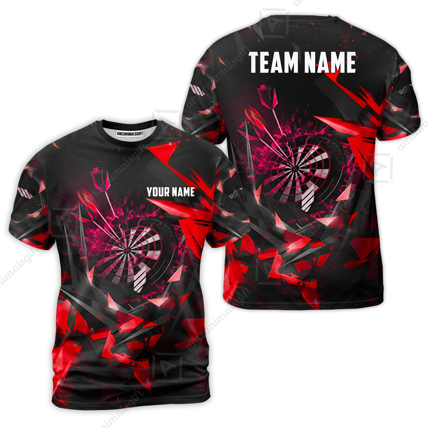 Custom Darts Team Jersey, Personalized Fury Dart Jersey Shirt For Players With Name & Team Name