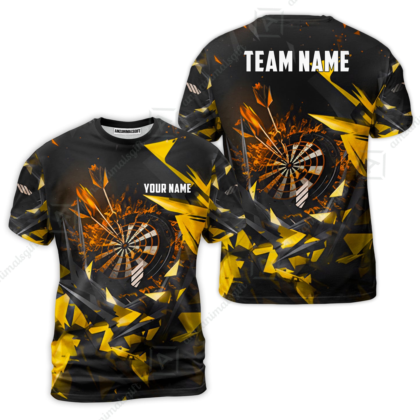 Custom Darts Team Jersey, Personalized Fury Dart Jersey Shirt For Players With Name & Team Name