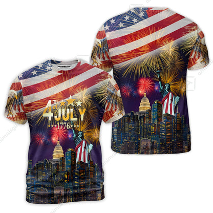 Custom Bowling Jersey Polo Shirt, Independence Day Celebration 1776 Bowling, Custom Bowling Jersey Team Shirt For Players With Name and Team Name