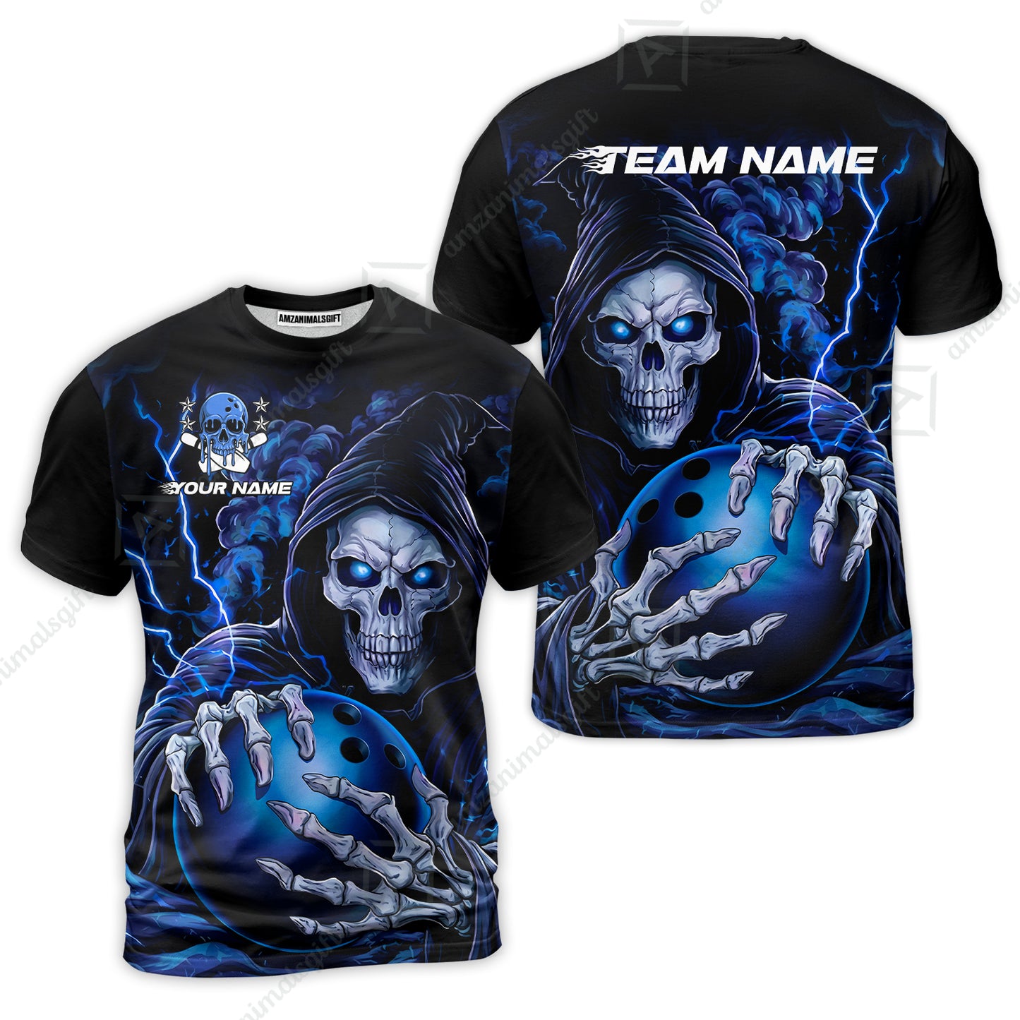 Custom Bowling Jersey Polo Shirt, The Death Hold Bowling Ball, Custom Bowling Jersey Team Shirt For Players With Name & Team Name