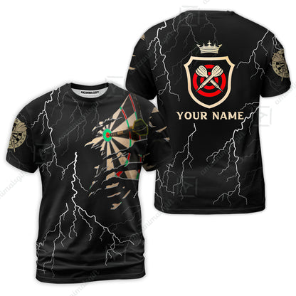 Darts Custom Name Men Polo Shirt, Darts Target Personalized Men Polo Shirt Gift For Darts Lovers, Friend, Team, Darts Player