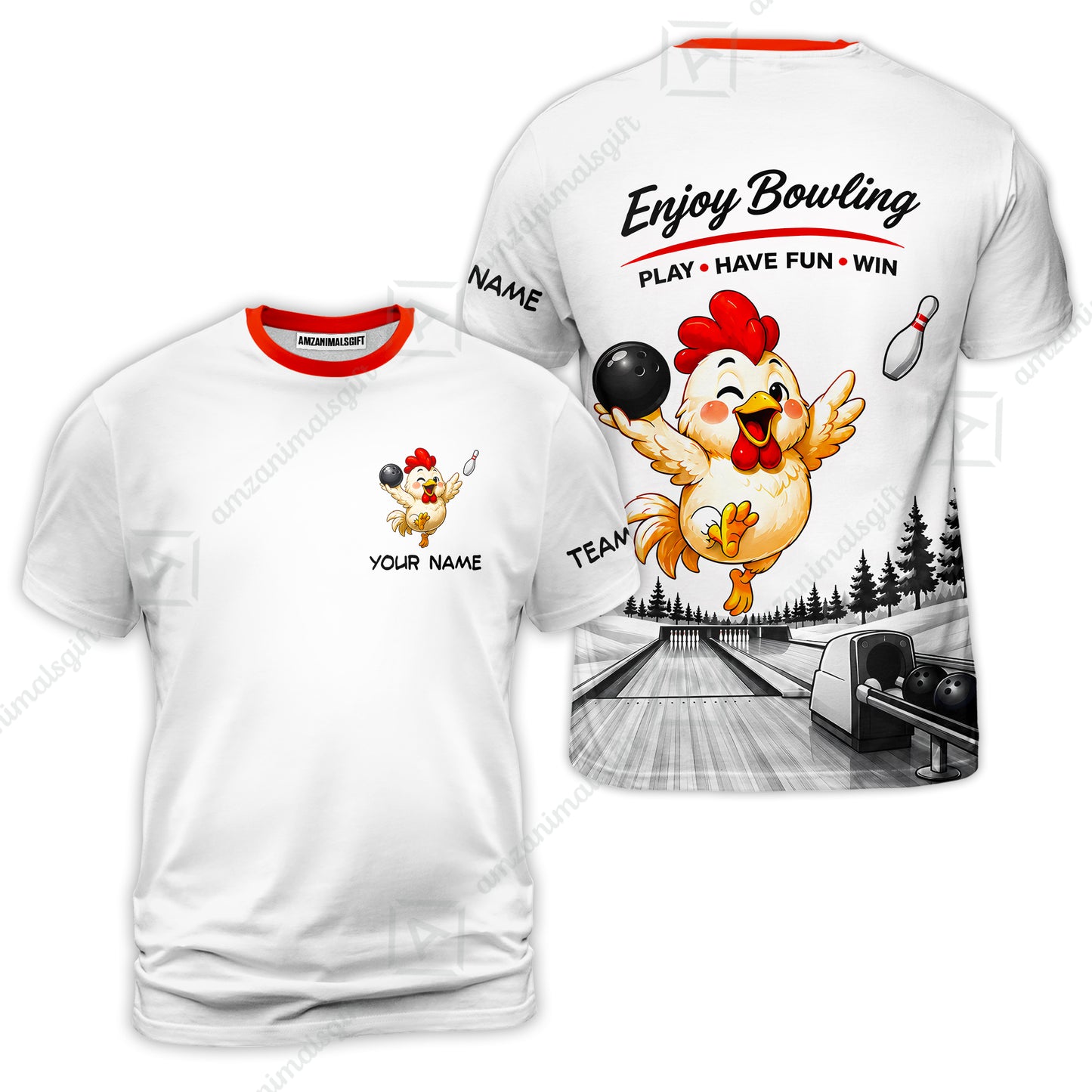 Custom Bowling Jersey Polo Shirt, Enjoy Bowling, Custom Bowling Jersey Team Shirt For Players With Name and Team Name