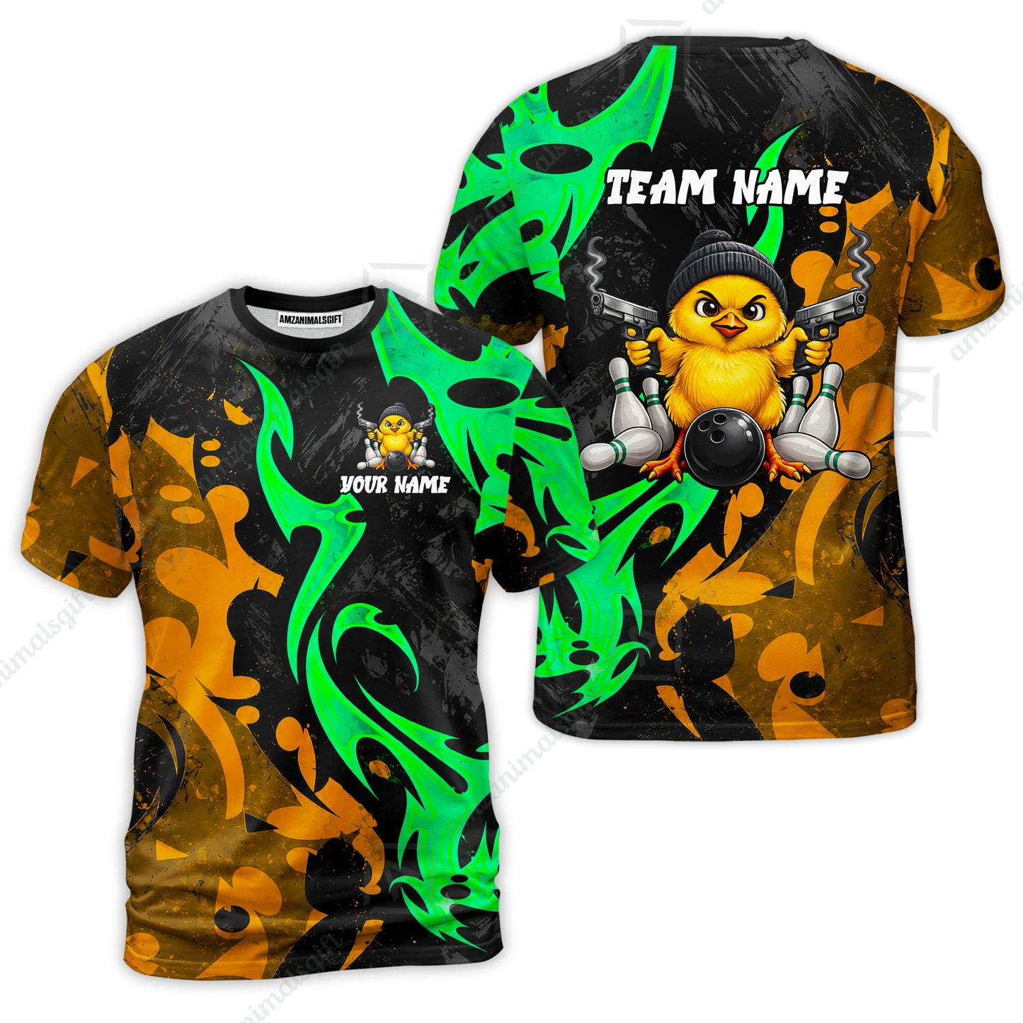 Custom Bowling Jersey Polo Shirt, Baby Gangsters, Custom Bowling Jersey Team Shirt For Players With Name and Team Name