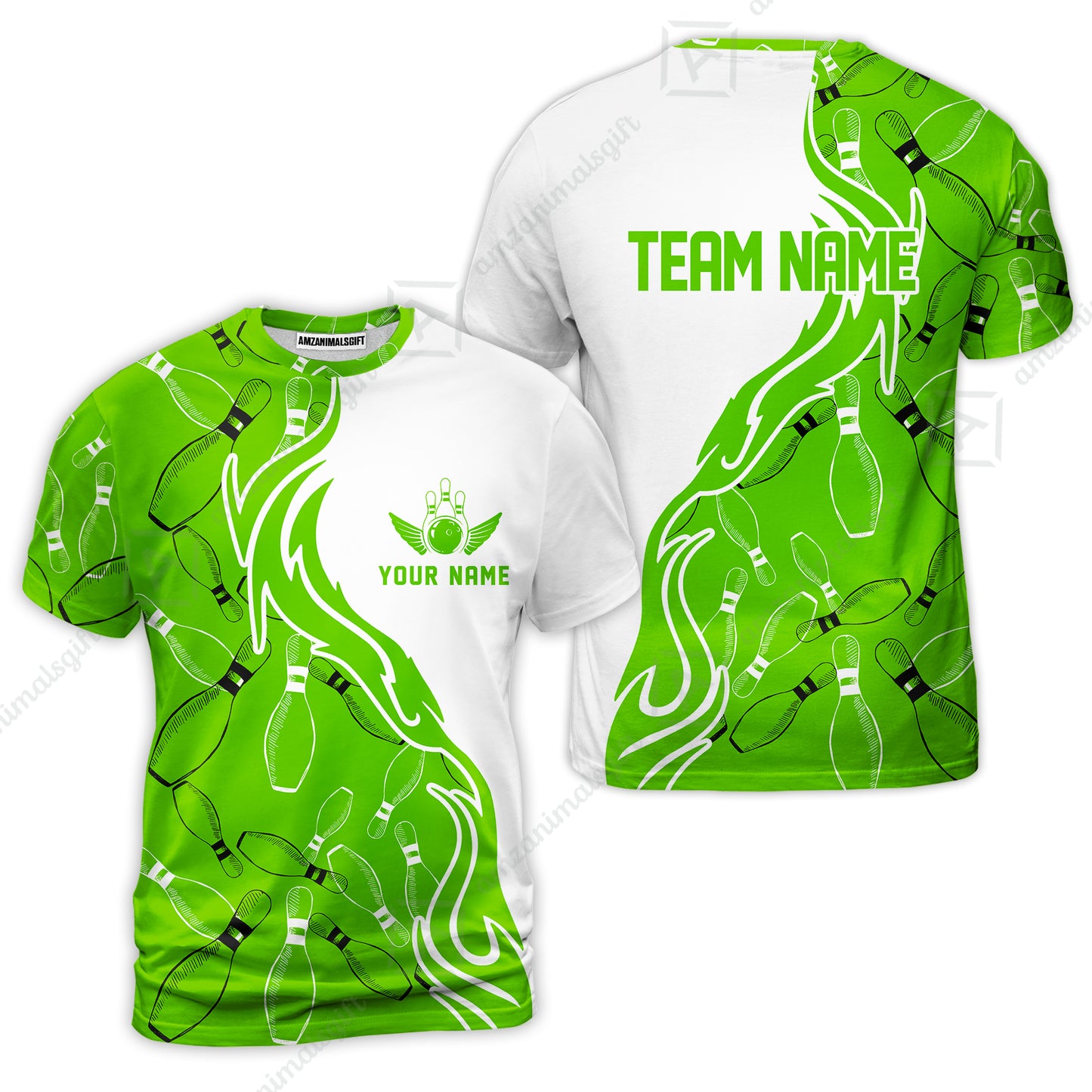 Bowling Custom Women Polo Shirt - Custom Bowling Team Jersey,  Bowling uniforms Ball & Pins Personalized Bowling Name And Team Name
