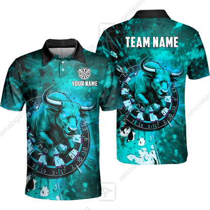 Custom Darts Team Jersey, Personalized Raging Bull Jersey Shirt For Players With Name & Team Name