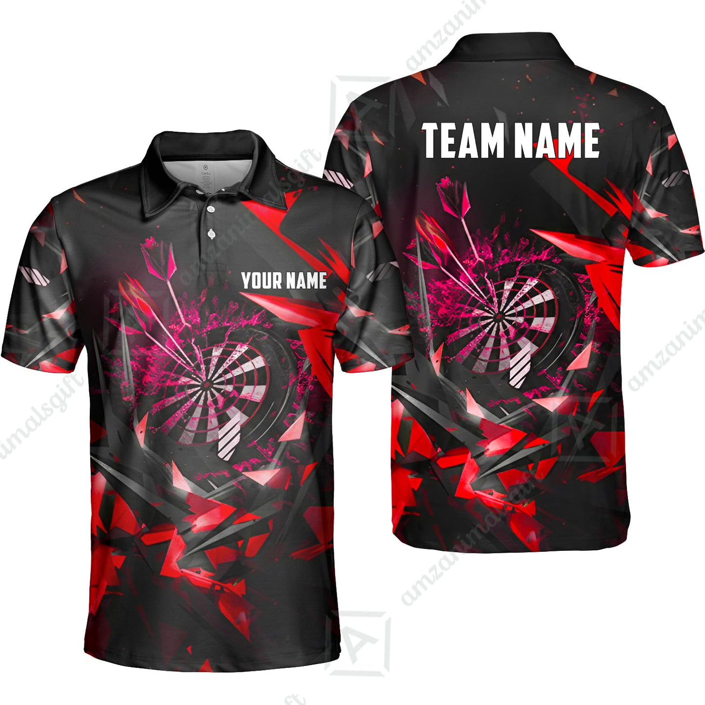 Custom Darts Team Jersey, Personalized Fury Dart Jersey Shirt For Players With Name & Team Name