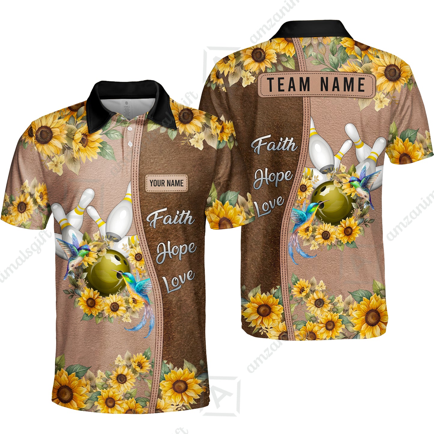 Custom Christian Faith Bowling Jersey Polo Shirt, Custom Christian Faith Bowling Jersey Team Shirt For Players With Name & Team Name