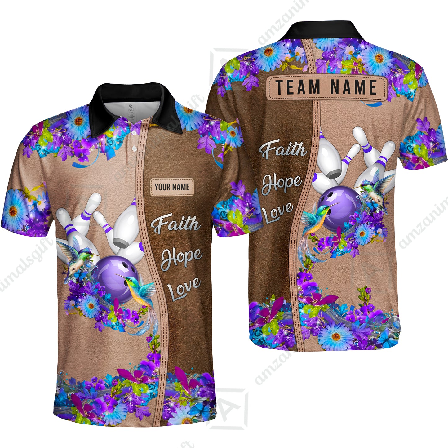 Custom Christian Faith Bowling Jersey Polo Shirt, Custom Christian Faith Bowling Jersey Team Shirt For Players With Name & Team Name