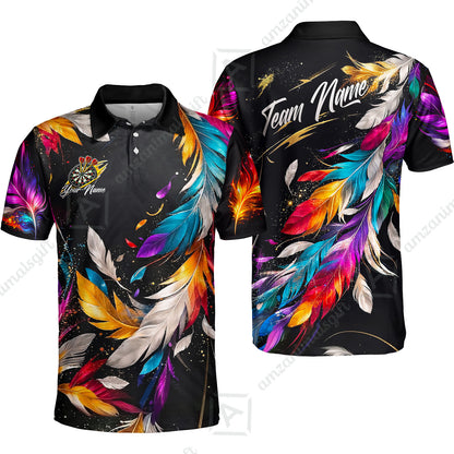 Custom Darts Team Jersey, Personalized Galaxy Sparkle Darts Shirt For Players With Name & Team Name