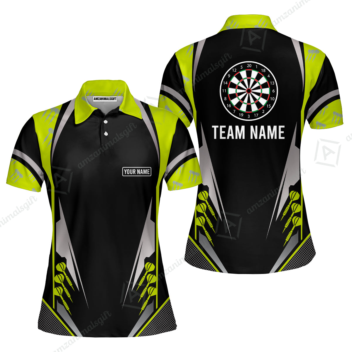 Customized Name & Text Darts Women Polo Shirt, Personalized Darts Team Women Polo Shirt For Summer - Gift For Darts Lovers, Darts Players Uniforms
