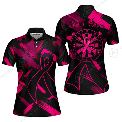 Custom Darts Jersey Polo Shirt, Ribbons Dart, Custom Dart Jersey Team Shirt For Players With Name & Team Name