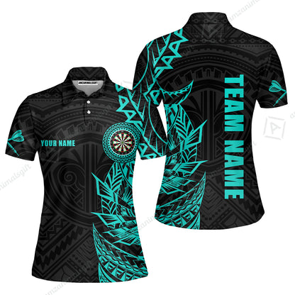 Custom Tribal Darts Team Men Polo Shirts, Darts uniforms Tribal Darts Personalized Name And Team Name