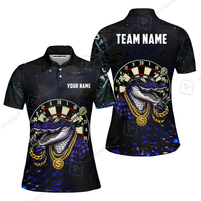 Custom Darts Team Jersey, Personalized Alligator Dart Jersey Shirt For Players With Name & Team Name