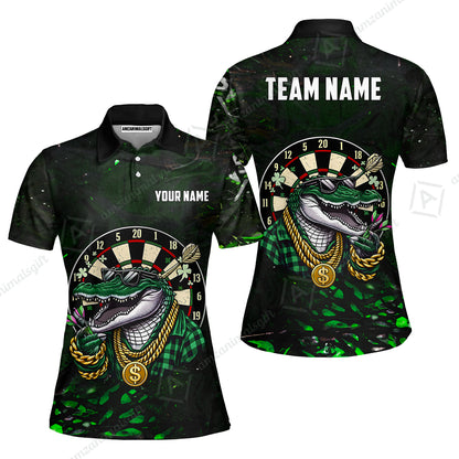 Custom Darts Team Jersey, Personalized Alligator Dart Jersey Shirt For Players With Name & Team Name