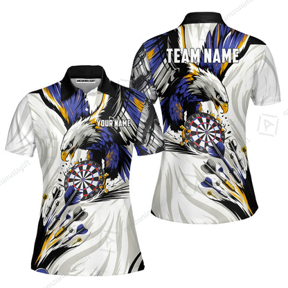 Custom Darts Team Jersey, Personalized Eagle Strike Dart Polo Shirt For Players With Name & Team Name