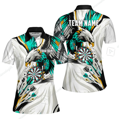 Custom Darts Team Jersey, Personalized Eagle Strike Dart Polo Shirt For Players With Name & Team Name