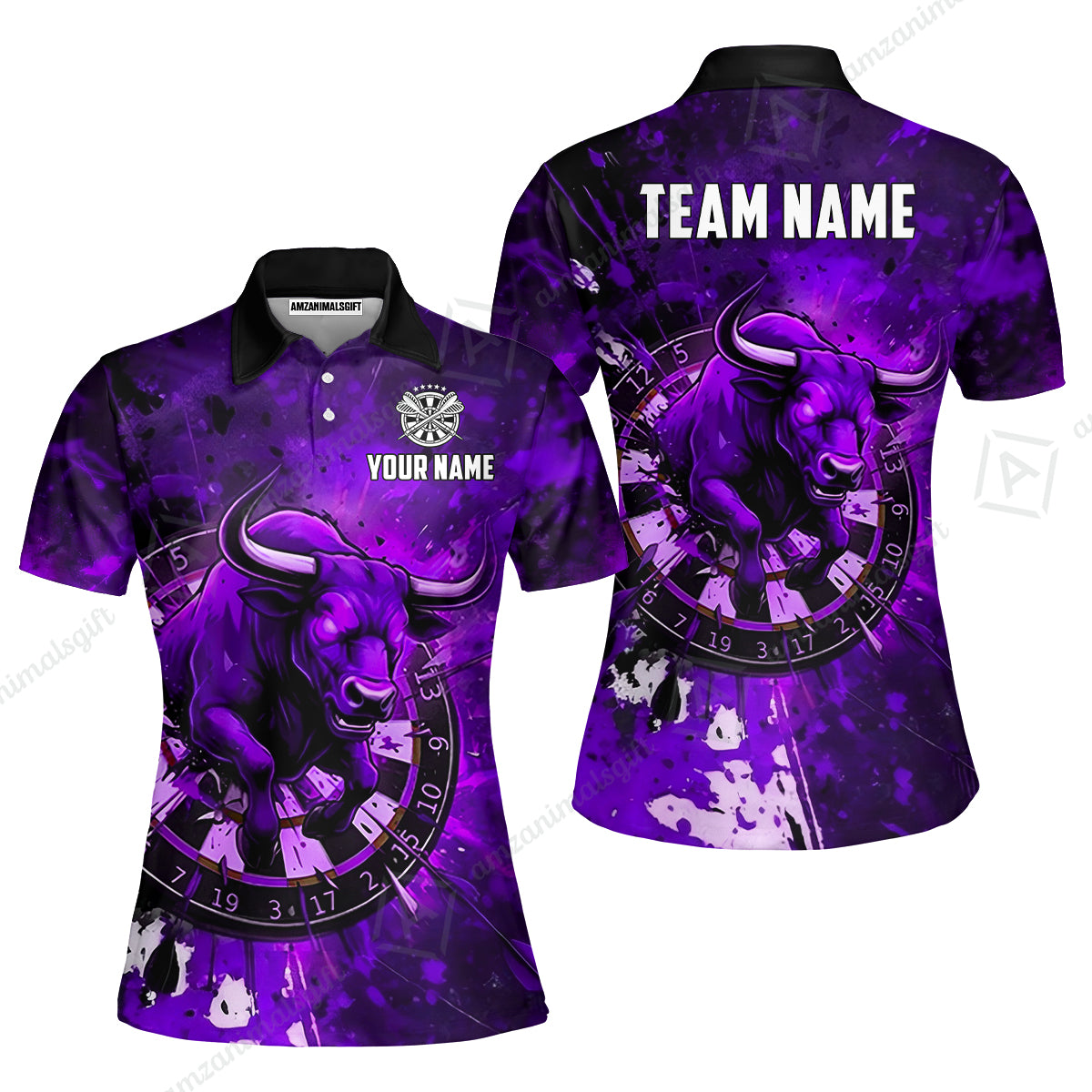 Custom Darts Team Jersey, Personalized Raging Bull Jersey Shirt For Players With Name & Team Name