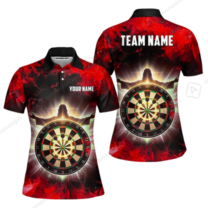 Custom Darts Team Jersey, Personalized Heavenly Strike Dart Polo Shirt For Players With Name & Team Name