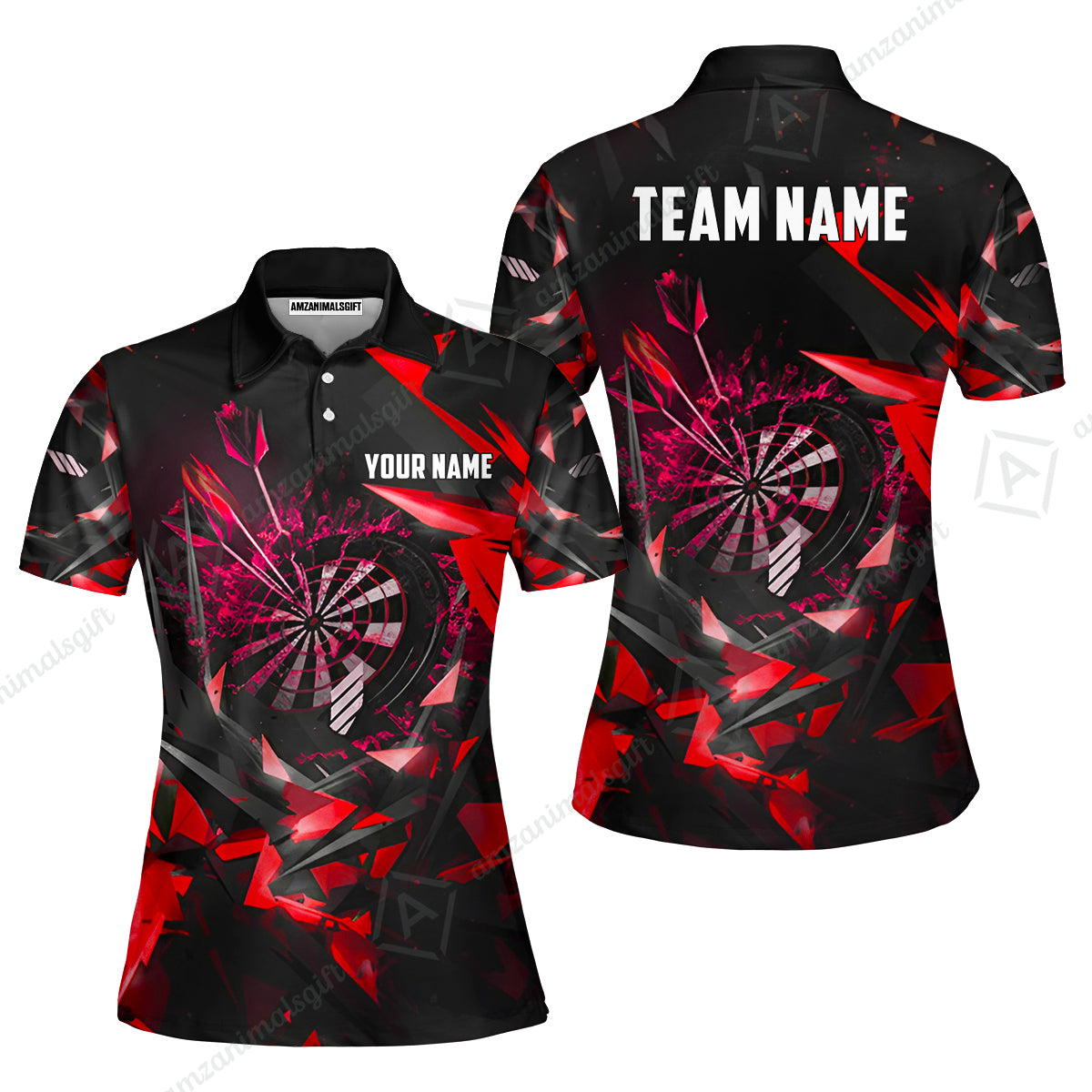 Custom Darts Team Jersey, Personalized Fury Dart Jersey Shirt For Players With Name & Team Name