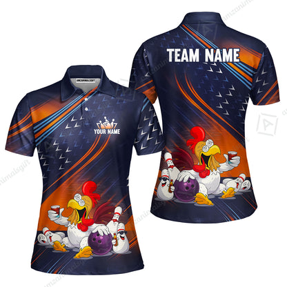 Custom Bowling League Drinking Jersey Polo Shirt, Custom Bowling League Drinking Jersey Team Shirt For Players With Name & Team Name