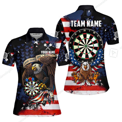 Customized Americana Eagle These Colors Don't Run Darts Jersey, Personalized Name And Team Name For Dart Players