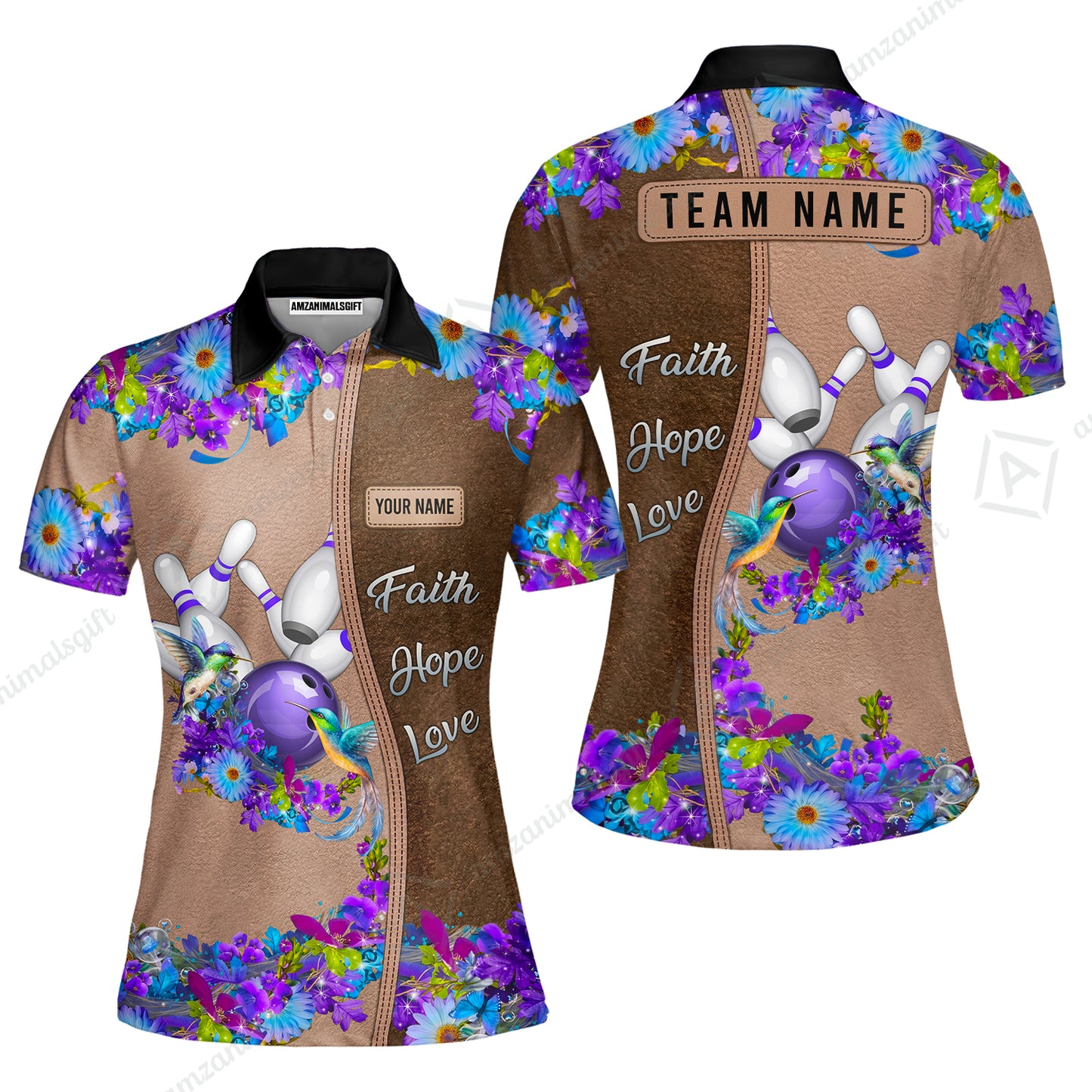 Custom Christian Faith Bowling Jersey Polo Shirt, Custom Christian Faith Bowling Jersey Team Shirt For Players With Name & Team Name