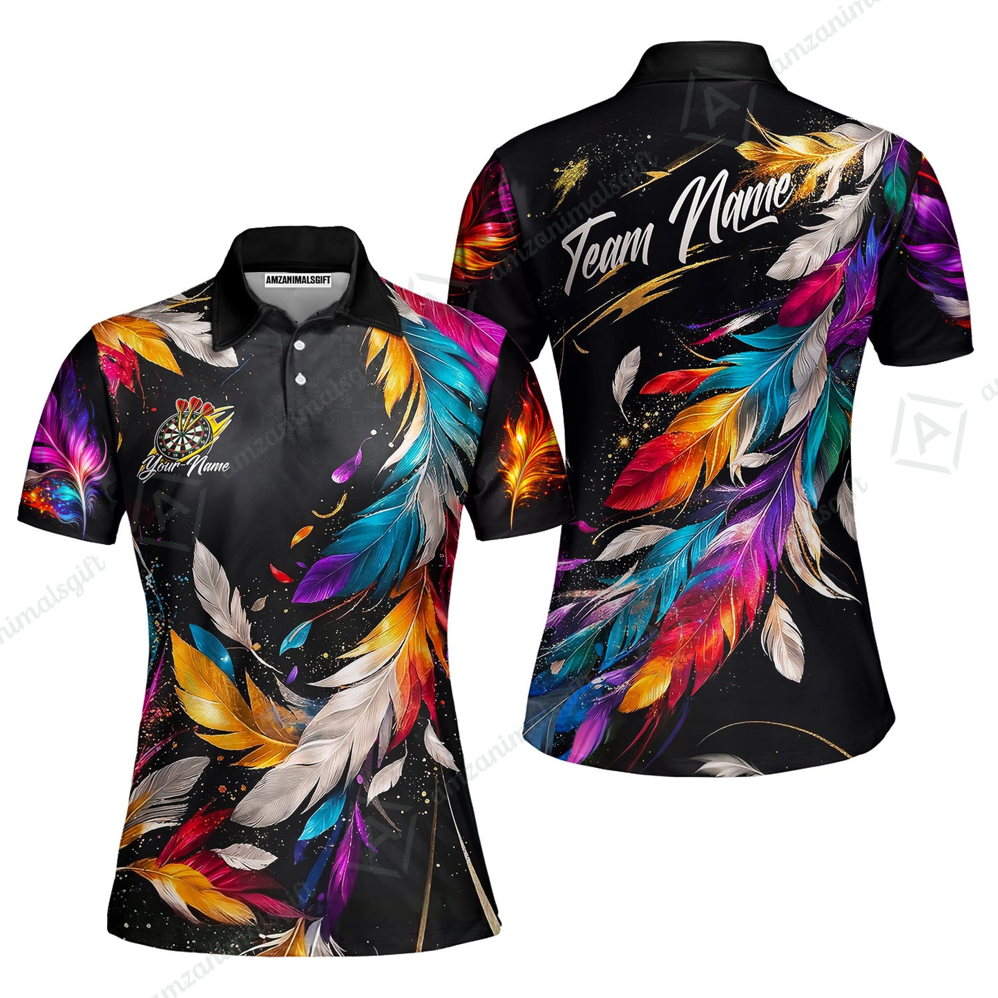 Custom Darts Team Jersey, Personalized Galaxy Sparkle Darts Shirt For Players With Name & Team Name