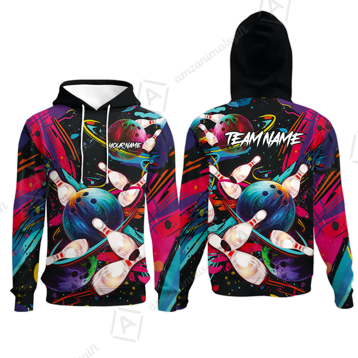 Customized Bowling Jersey, Colorful Bowling, Uniform Bowling - Personalized Name And Team Name