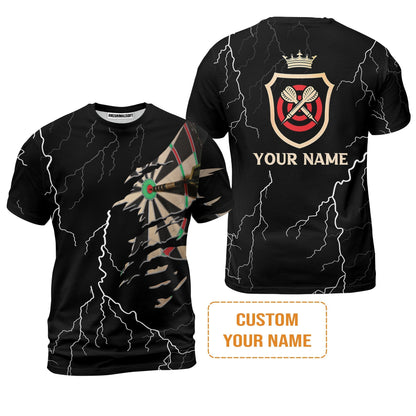 Darts Custom Name Hoodie, Darts Target Personalized Hoodie