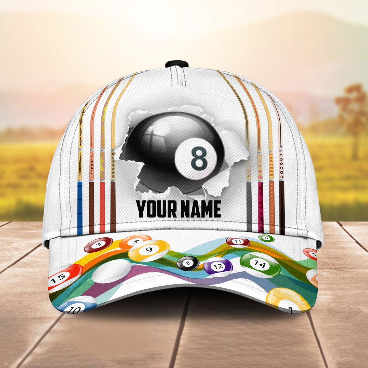 Customized Billiard Cap, Billiard Pool Lover 8 Ball Hats, Best Billiard Pool Hat For Billiard Players