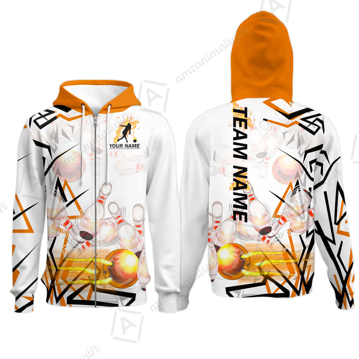 Custom Bowling Team Jerseys Polo Shirts, Personalized 3D Trendy Style Bowling uniforms - Personalized Name And Team Name