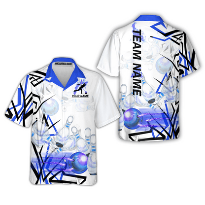 Custom Bowling Team Jerseys Polo Shirts, Personalized 3D Trendy Style Bowling uniforms - Personalized Name And Team Name