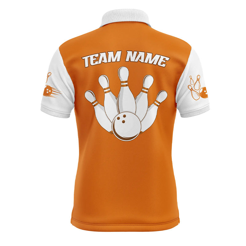 Custom Bowling Team Jerseys Polo Shirts, Bowling uniforms, Custom Bowling Polo Shirt With Personalized Name And Team Name