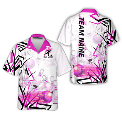 Custom Bowling Team Jerseys Polo Shirts, Personalized 3D Trendy Style Bowling uniforms - Personalized Name And Team Name