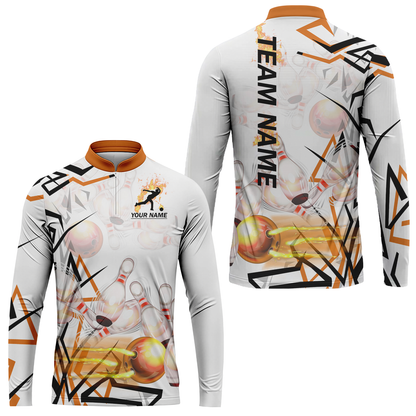 Custom Bowling Team Jerseys Polo Shirts, Personalized 3D Trendy Style Bowling uniforms - Personalized Name And Team Name