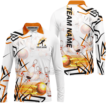 Custom Bowling Team Jerseys Polo Shirts, Personalized 3D Trendy Style Bowling uniforms - Personalized Name And Team Name