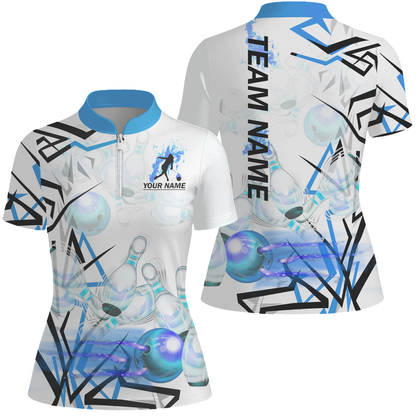 Custom Bowling Team Jerseys Polo Shirts, Personalized 3D Trendy Style Bowling uniforms - Personalized Name And Team Name