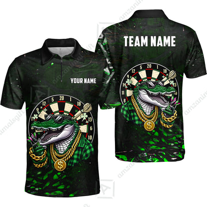 Custom Darts Team Jersey, Personalized Alligator Dart Jersey Shirt For Players With Name & Team Name