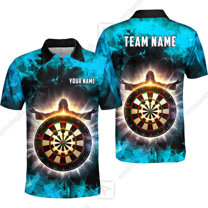 Custom Darts Team Jersey, Personalized Heavenly Strike Dart Polo Shirt For Players With Name & Team Name