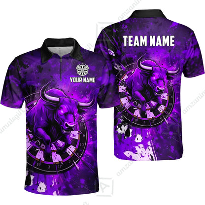 Custom Darts Team Jersey, Personalized Raging Bull Jersey Shirt For Players With Name & Team Name