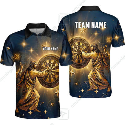 Custom Darts Team Jersey, Personalized God Darts Polo Shirt For Players With Name & Team Name