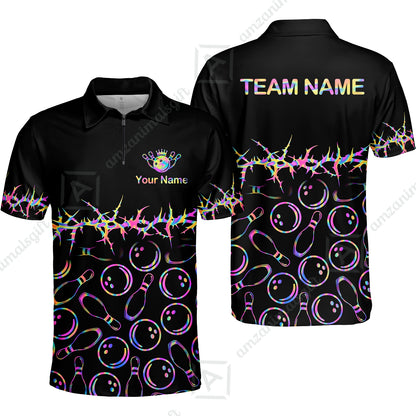 Quarter-Zip Polo||Colorful