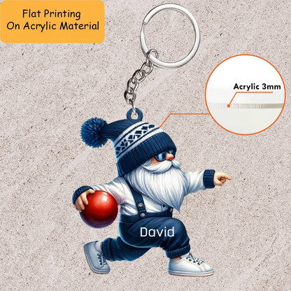 Personalized Bowling Christmas Ornament – Bowling Strike Home Decor, Christmas Ornament