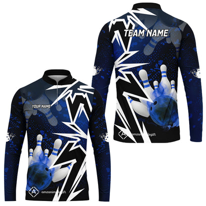 Custom Bowling Team Uniform Jersey Smoke Bowling Graffiti Unisex Polo Shirts, Bowling Uniform, Personalized Name And Team Name