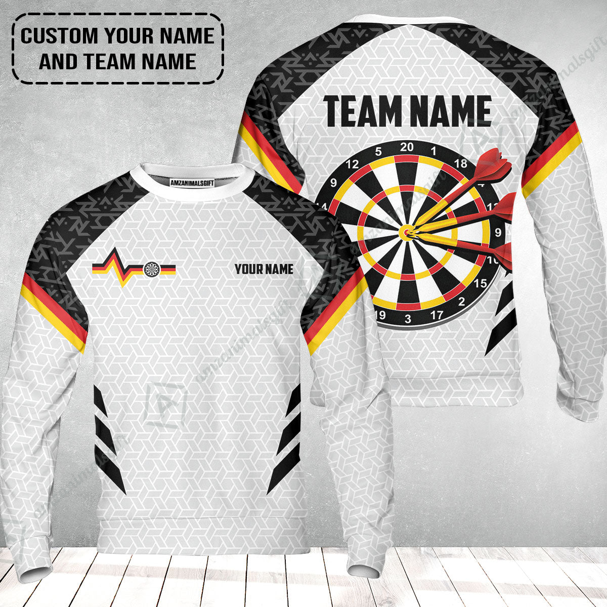 Custom Germany Darts Sweatshirt, Personalized Darts For Team Sweatshirt