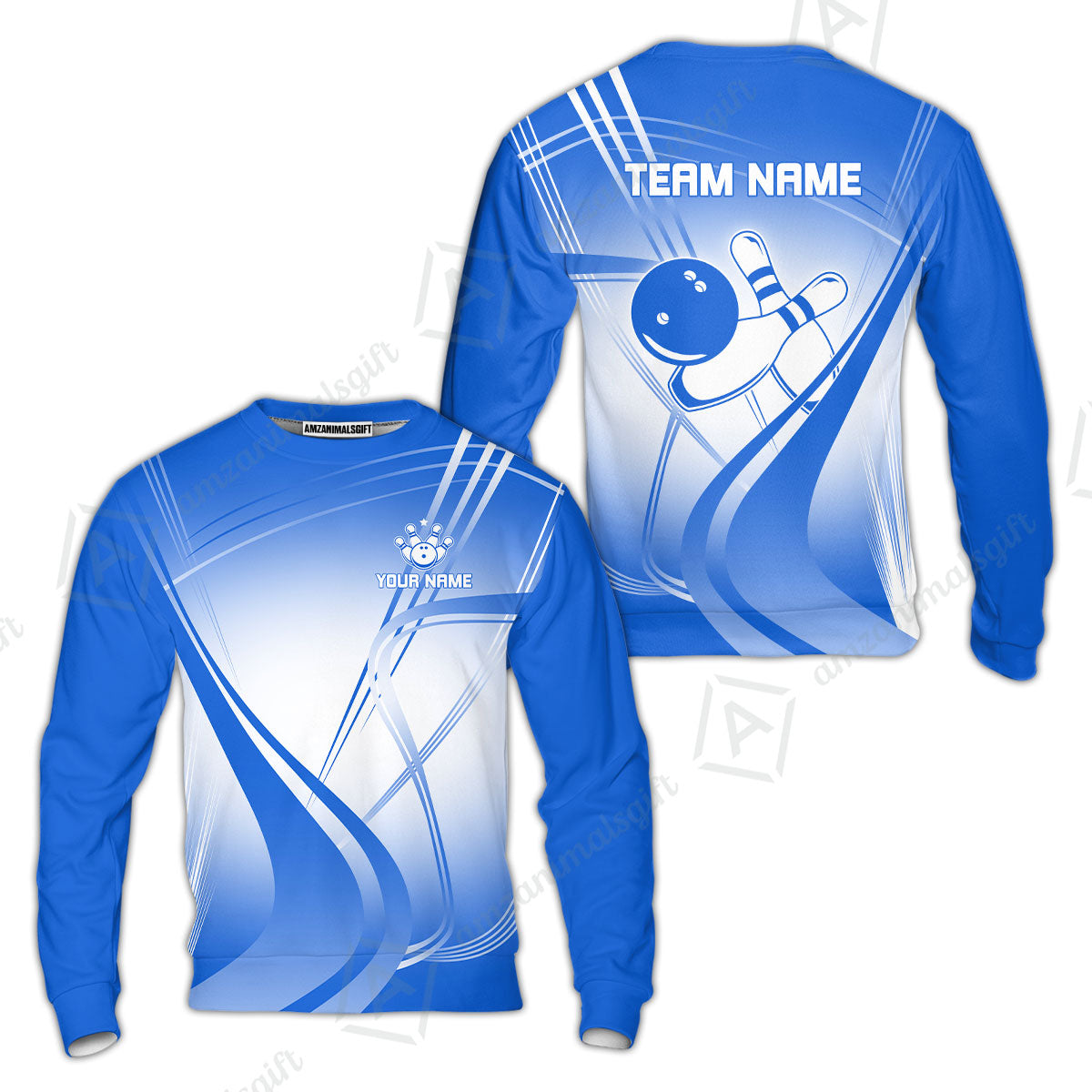 Customized Bowling Sweatshirt, Custom Bowling Uniform Sweatshirt, Multicolor Team Style Jersey for Bowlers