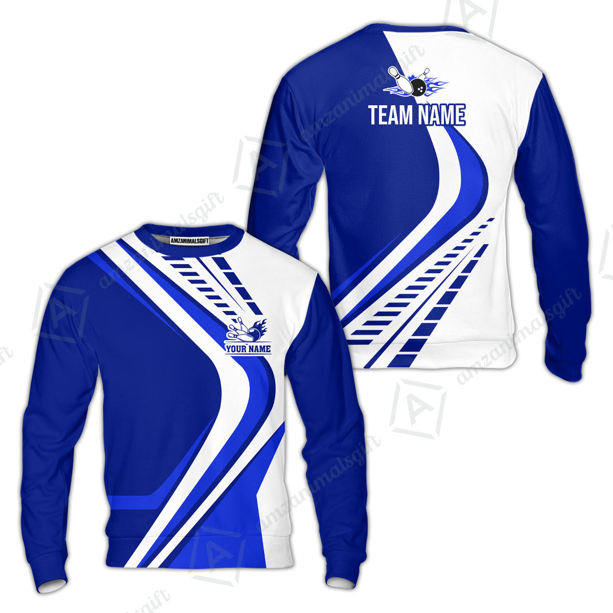 Customize Your Name, Team Name Bowling Jersey, Bowling Team Jersey Multicolor Polo Quarter-Zip Shirts, Custom Bowling Uniforms Jerseys