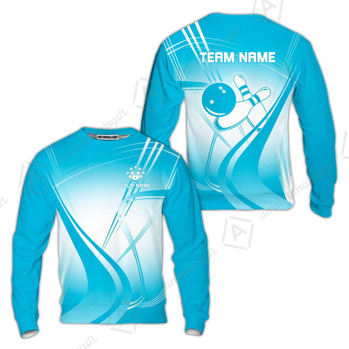 Customized Bowling Sweatshirt, Custom Bowling Uniform Sweatshirt, Multicolor Team Style Jersey for Bowlers