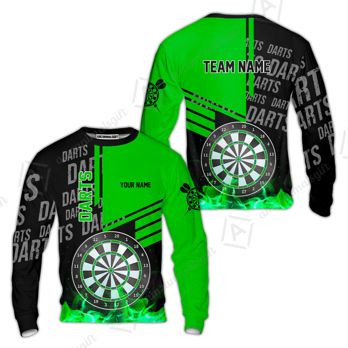 Custom Fire Darts Men Polo Team Shirts, Custom Darts League Team Jersey Polo , Custom Darts Team Jerseys Uniform